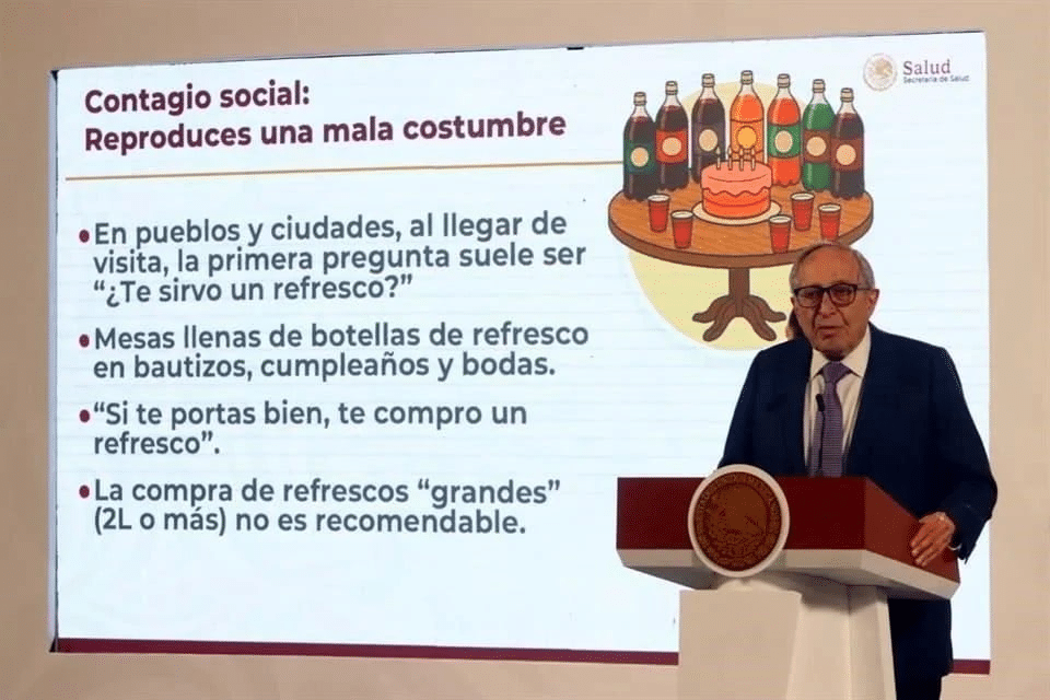 Exhiben daños por consumo de refresco, previo a impuesto