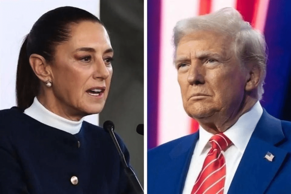 Ofrecí a Sheinbaum militares, pero ella tiene miedo: Trump