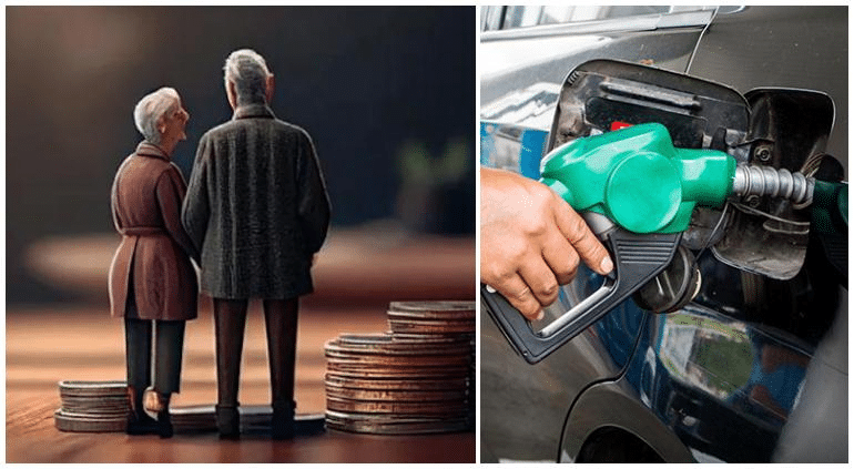 «Devora» gasto en pensiones la recaudación de impuestos a gasolinas