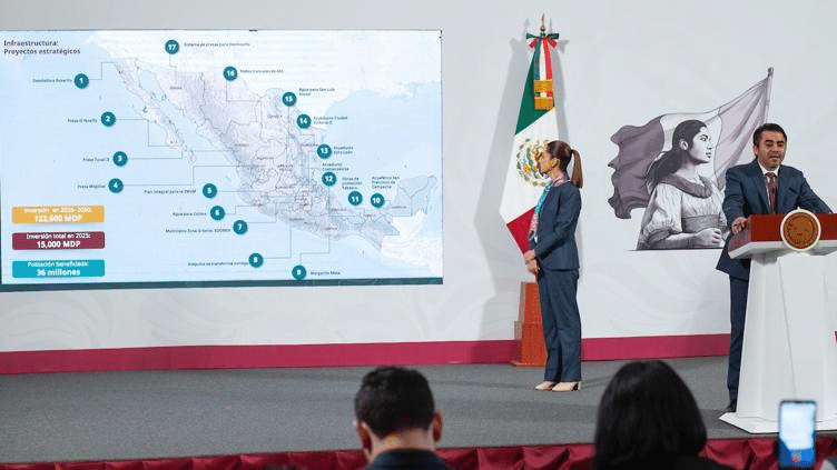 Sheinbaum presenta proyectos estratégicos de agua; invertirán 122 mdp