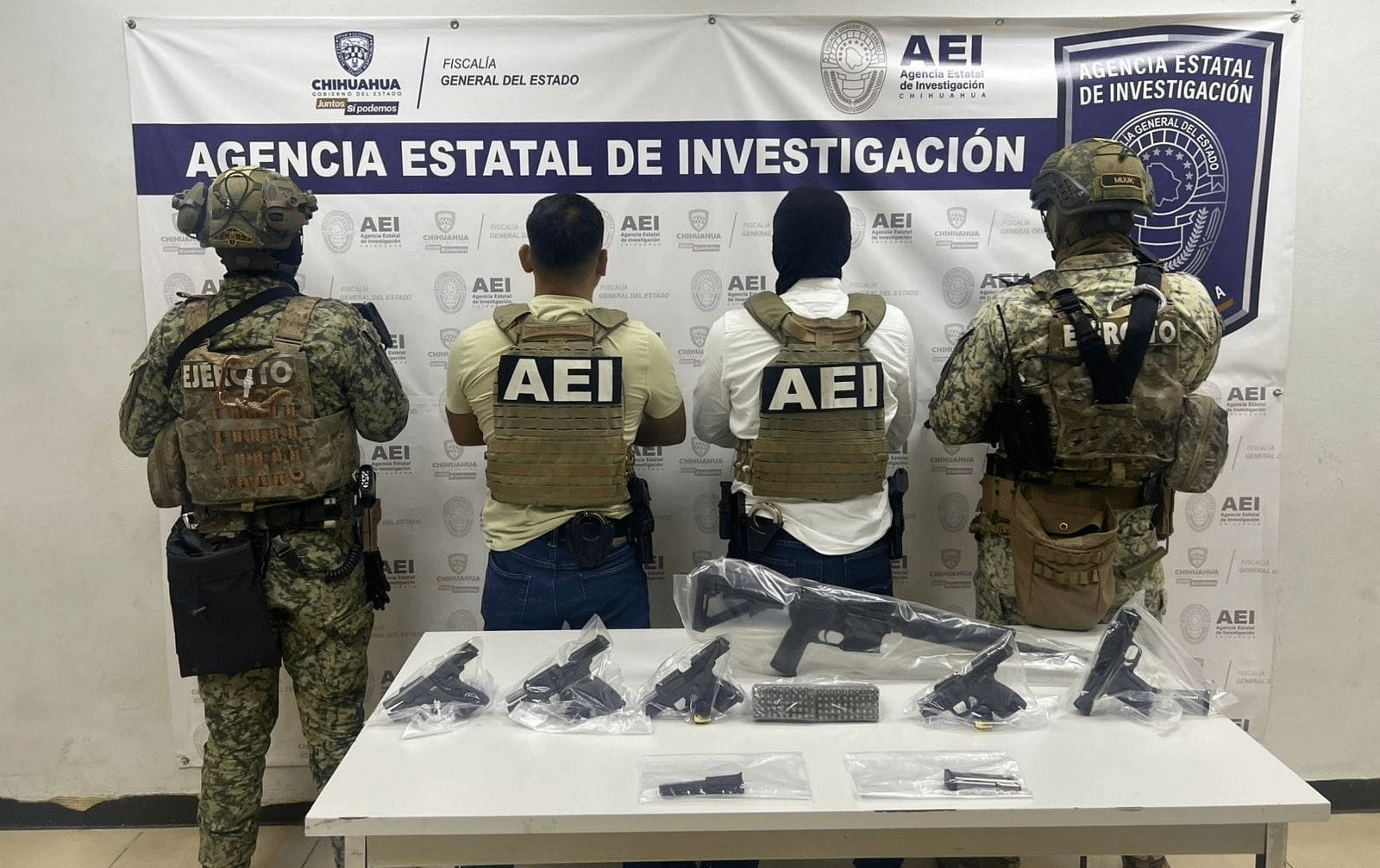 Desactivan a otra célula cr1min4l, decomisa Fiscalía seis 4rmas