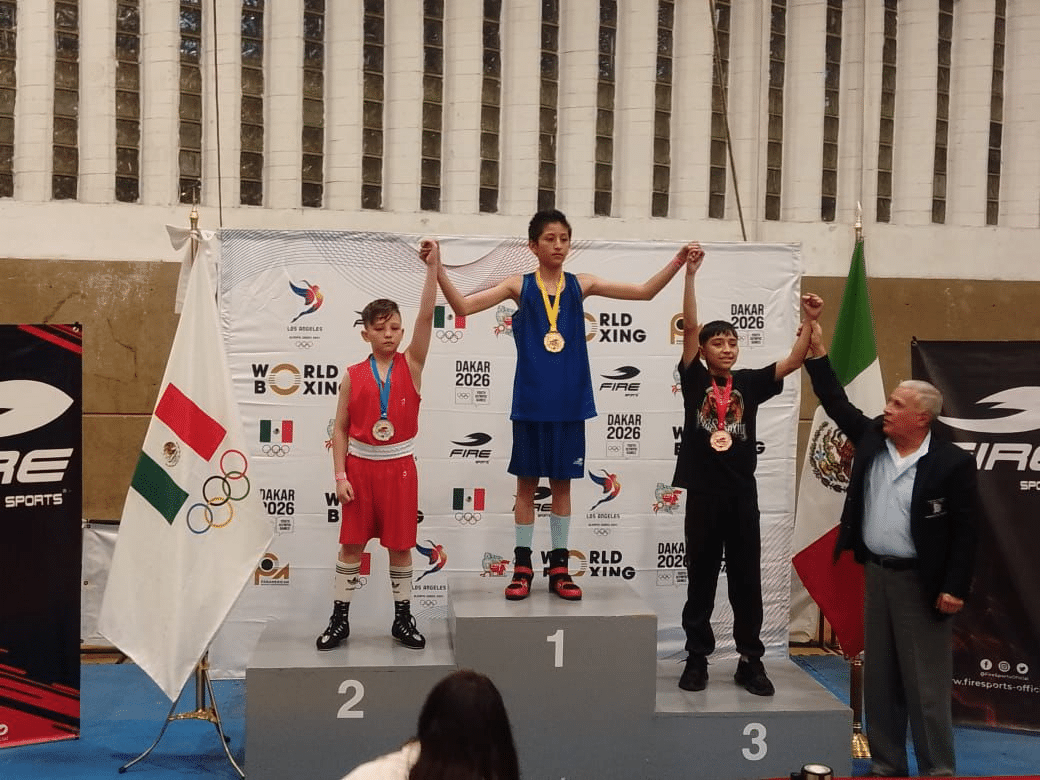 Consejo de Estacionómetros Camargo apoyó al joven boxeador Luis Abdir García Leyva subcampeón nacional Sub-13