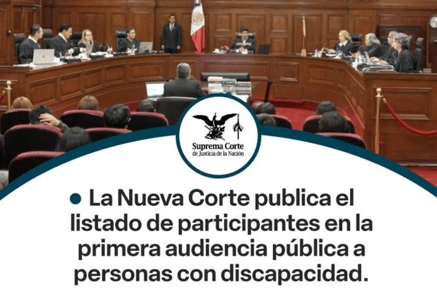 Pública la Corte quiénes participarán en la primera audiencia pública