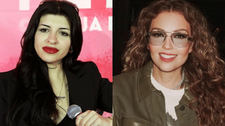 Eligió Thalía a Cazzu por cover de “No me enseñaste”