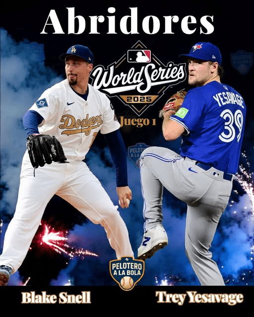 ¡LISTOS LOS ABRIDORES PARA EL JUEGO 1 DE LA SERIE MUNDIAL!