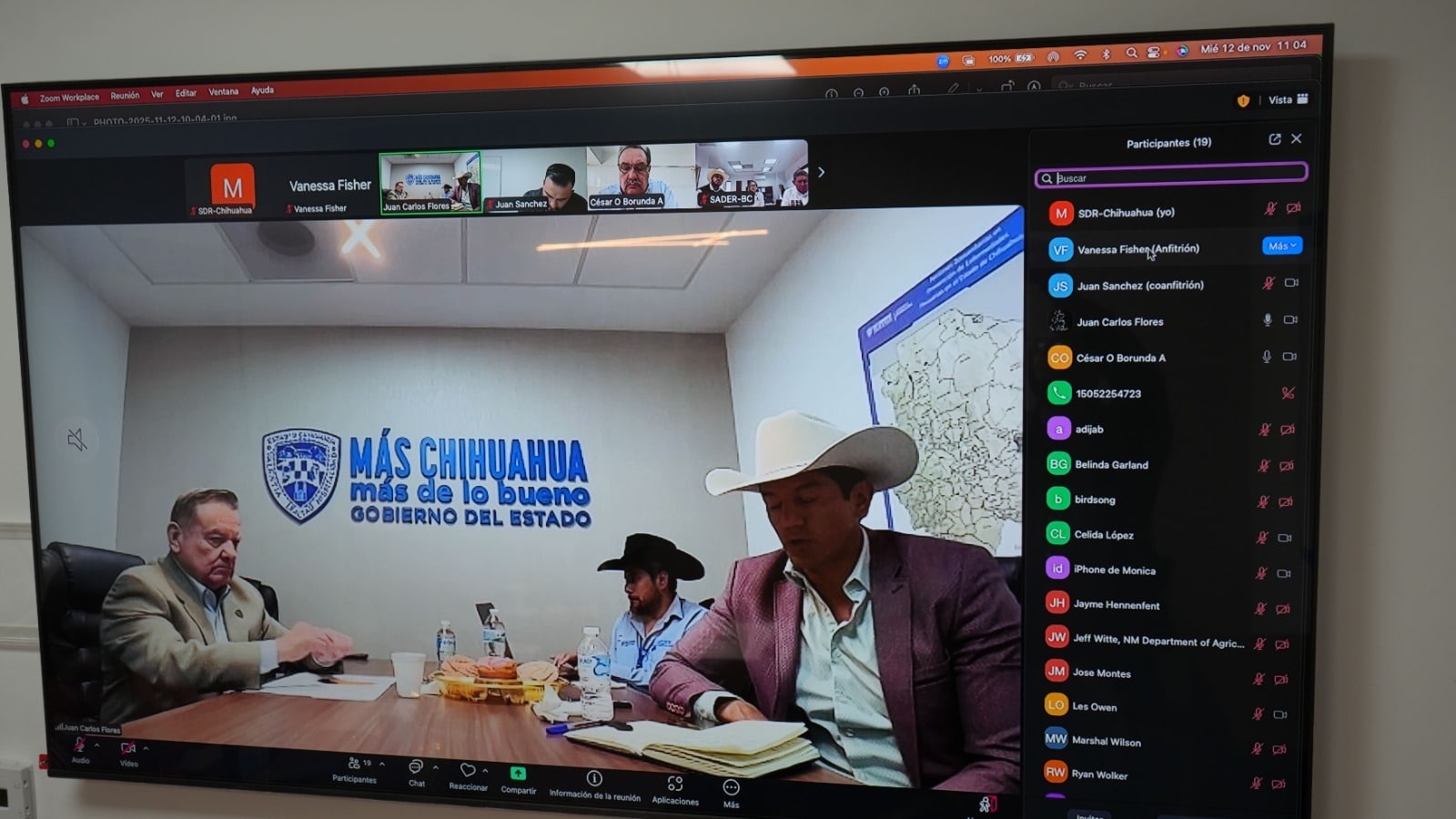 Participa Gobierno del Estado en reunión binacional de seguimiento al tema del Gusano Barrenador