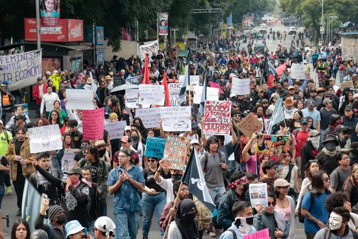 En México hay libertad de manifestación, dice Sheinbaum respecto a marcha de la autollamada Generación Z