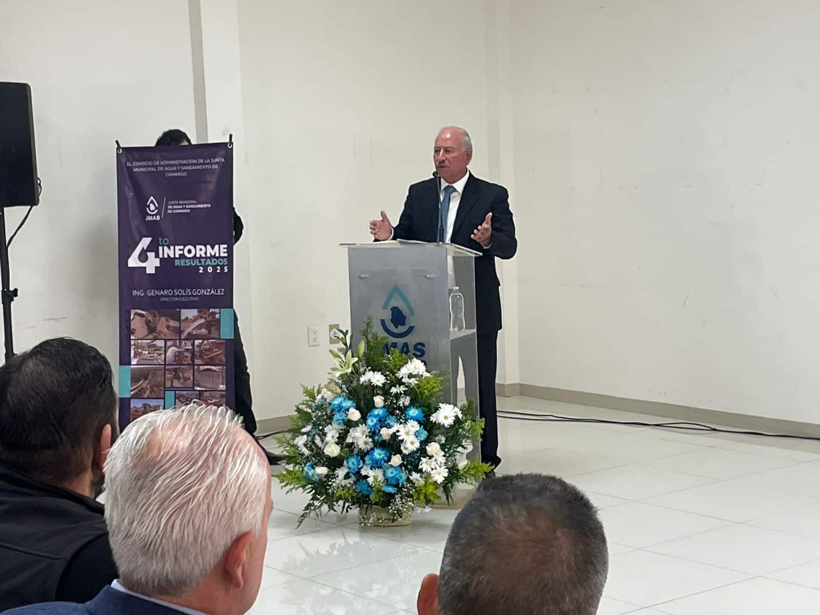 JMAS Camargo expone avances y retos en el cuarto informe de su director, Genaro Solís