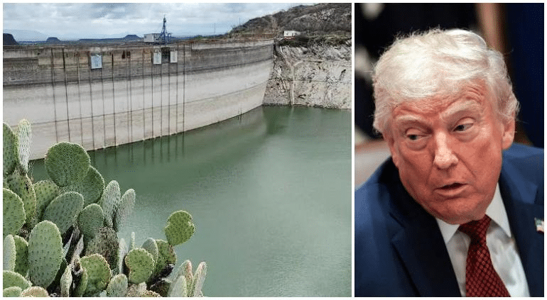 Reclama Trump a México seis meses de agua en tres semanas