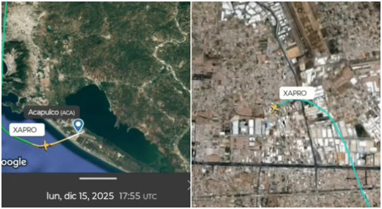 Avionazo en Edomex: Así fue trayectoría desde Acapulco