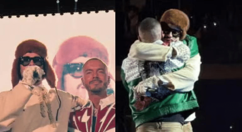 ¡Reconciliación! Cantó J Balvin junto a Bad Bunny en concierto de CDM