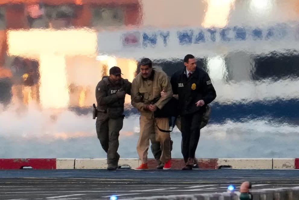 Nicolás Maduro y su esposa llegan a la corte de Manhattan para su primera audiencia