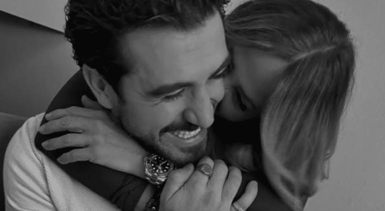 ¡Por primera vez! Presumió Luis Origel noviazgo con Andrea Legarreta