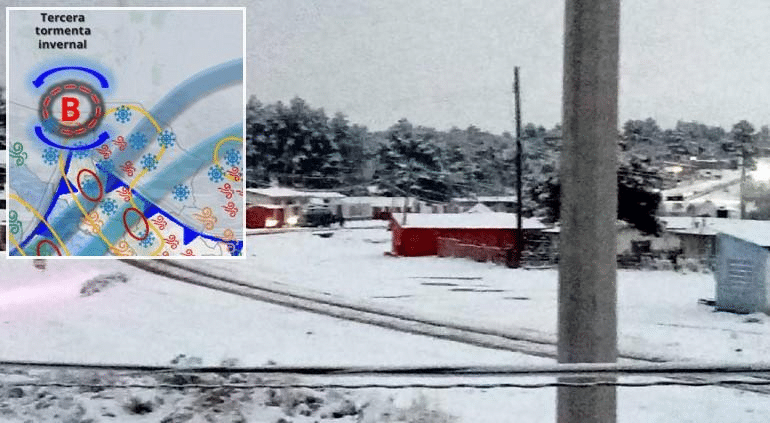 Tercera tormenta invernal: proyecta SMN nevadas y fuertes lluvias