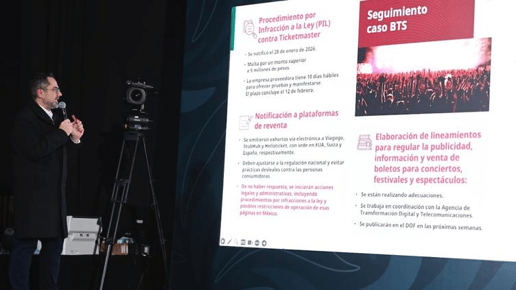 Profeco multa a Ticketmaster con más de 5 mdp por caso BTS