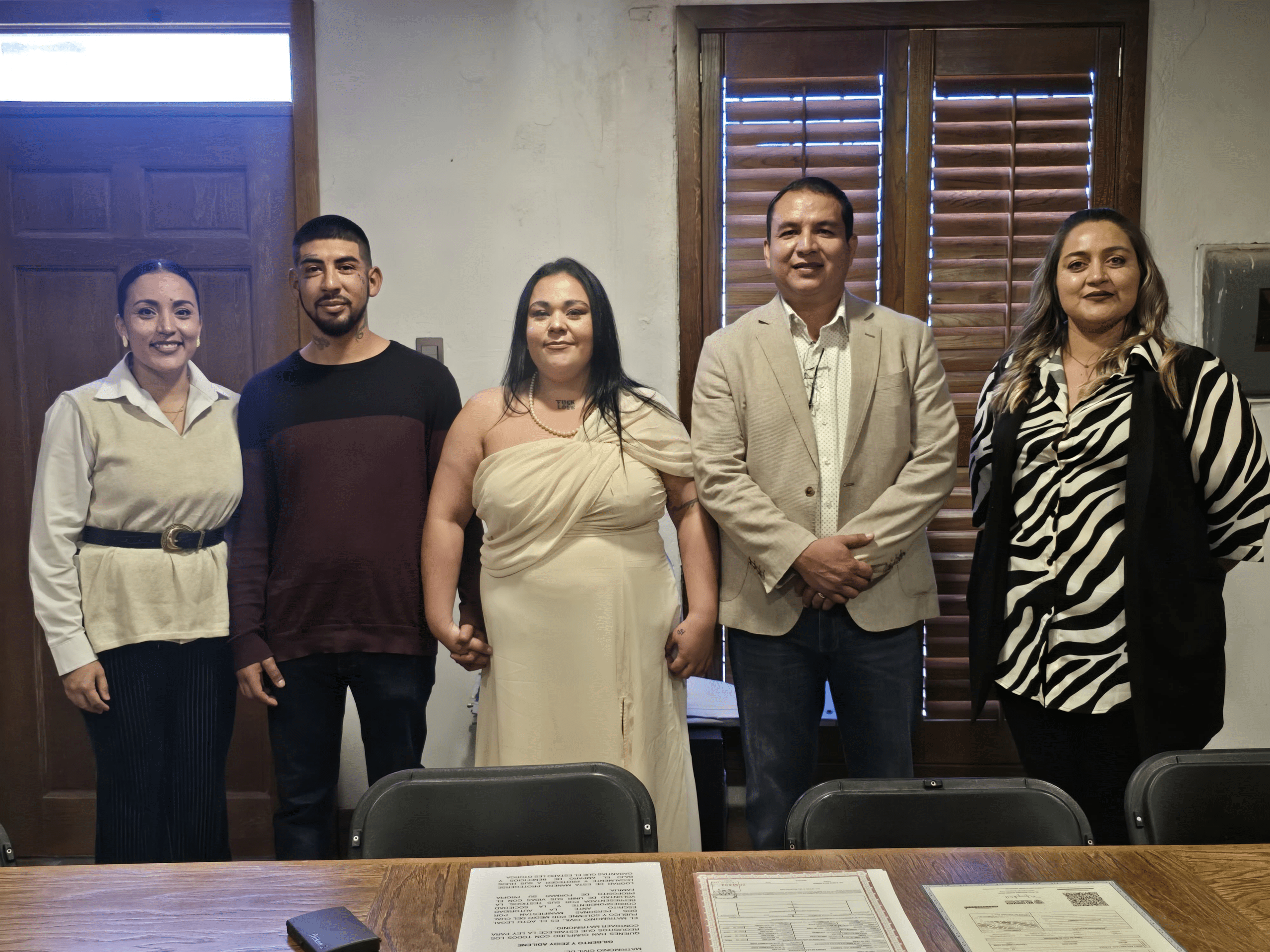 Se realizan Matrimonios Colectivos 2026 con una pareja inscrita en La Cruz