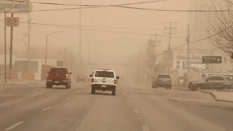 Viento de 75 km/h y tolvaneras en el estado; alerta Protección Civil