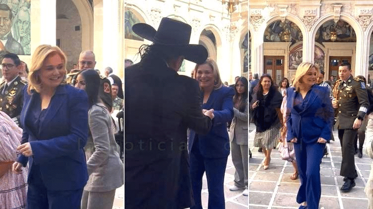 Y sin botas… baila Maru el «No Rompas Más» en Palacio