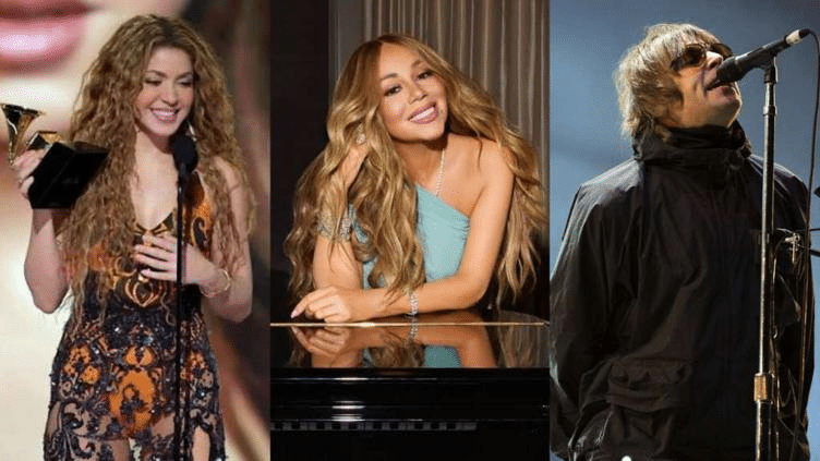Nominados al Salón del Rock 2026: Shakira, Mariah Carey y Oasis