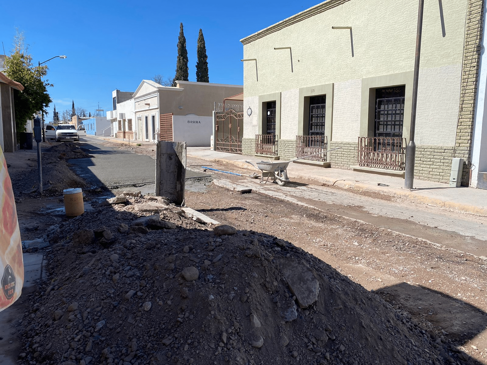Repara JMAS pavimento en la Lerdo de Tejada tras trabajos por fuga de agua