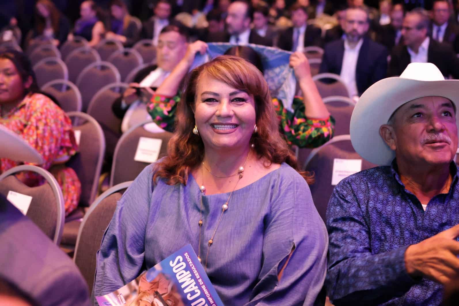 Norma Pavía felicita a Maru Campos por su cuarto informe y reconoce respaldo al municipio