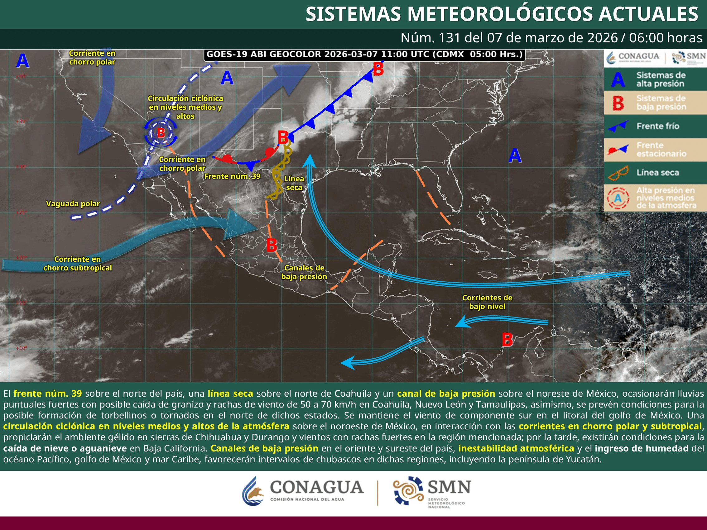 Pronostican posible lluvia en Chihuahua, esperan tarde nublada