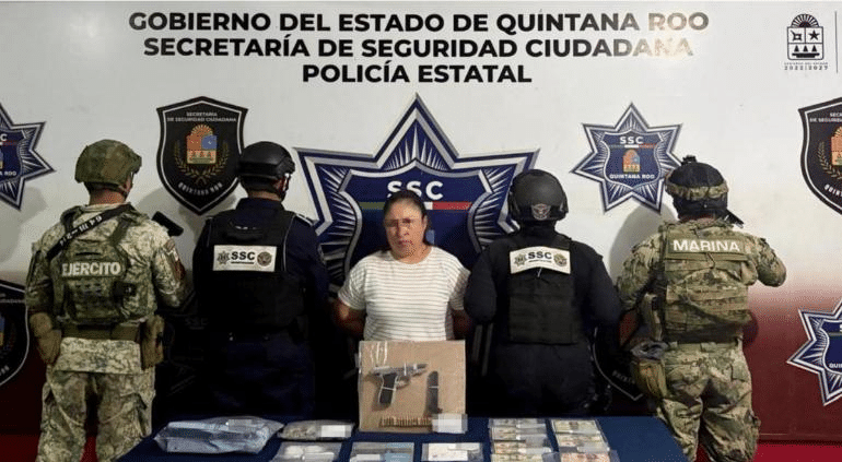 Arrestan a «La Pastrana», lideresa del Cártel de Sinaloa en Cancún
