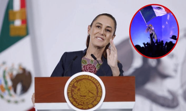 Sheinbaum reconoce a Shakira por show gratuito ante 400 mil personas