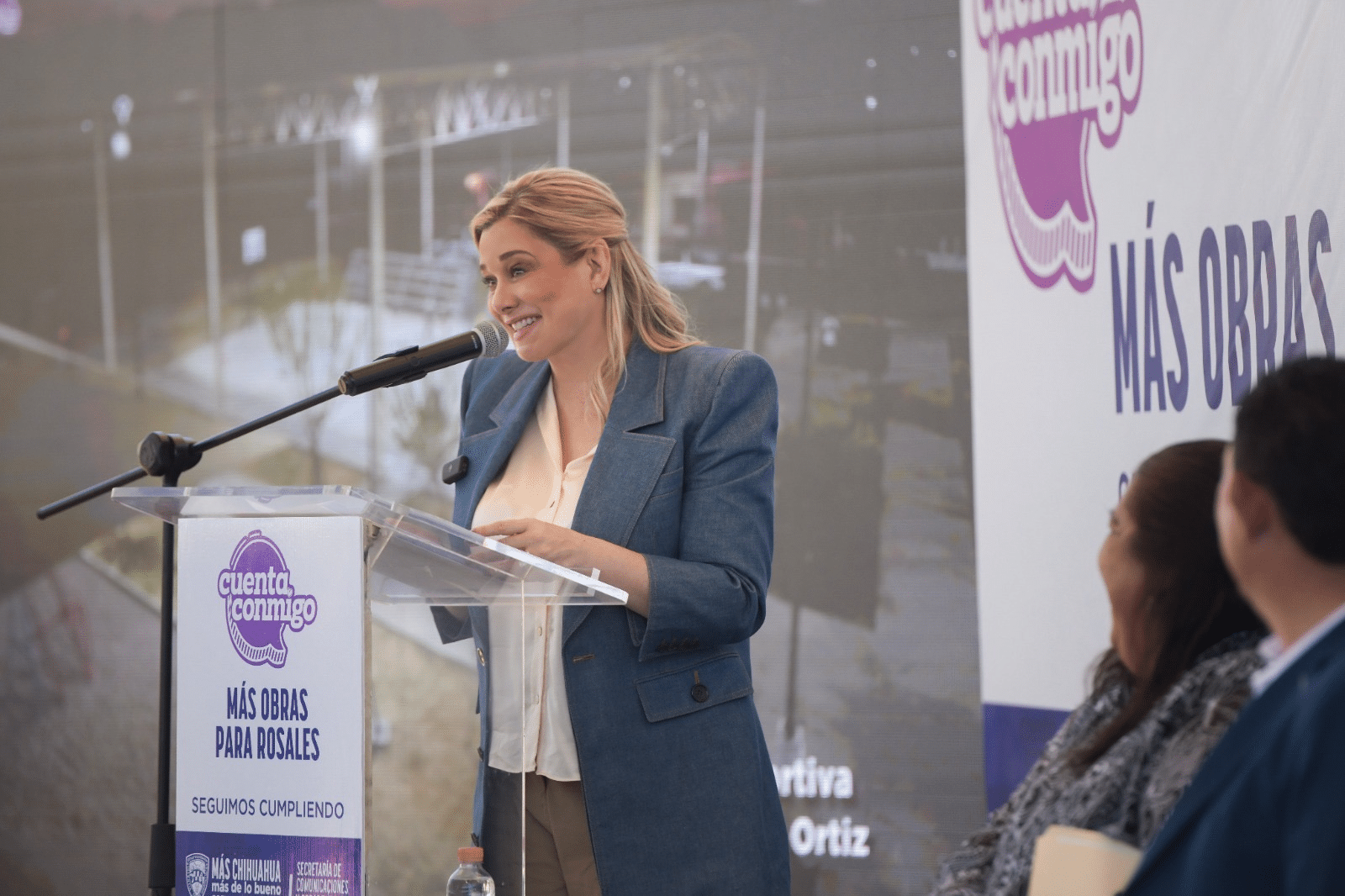 Maru Campos entrega en Rosales obras de infraestructura con inversión superior a los 54 mdp