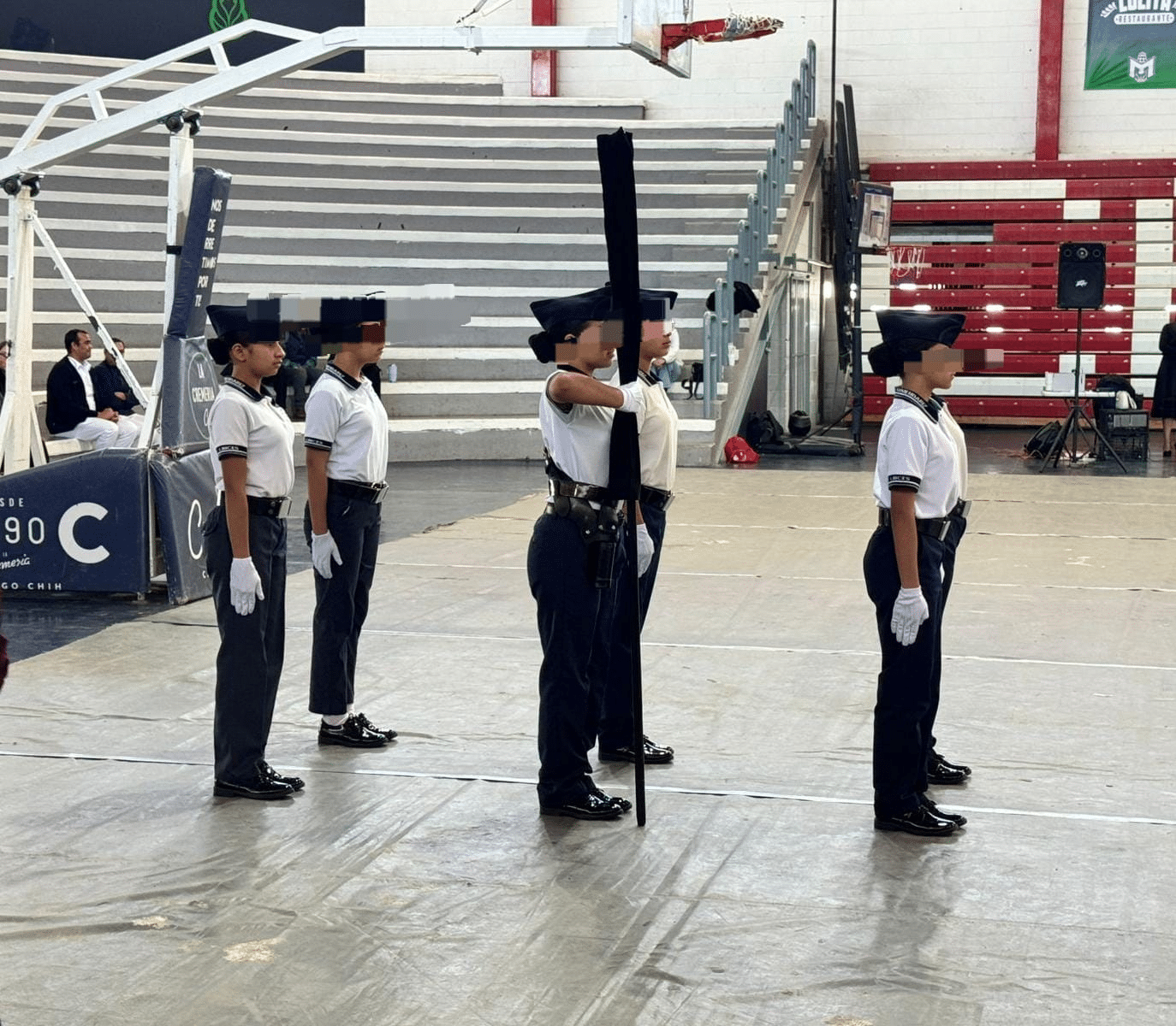 Escolta de la primaria Arturo Armendáriz representará a la Zona 6 en concurso regional