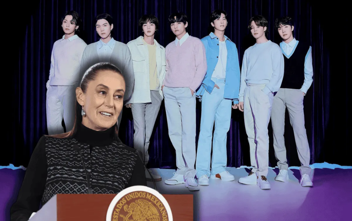 Sheinbaum anuncia la visita de BTS a Palacio Nacional; llama a las Army a saludarlos