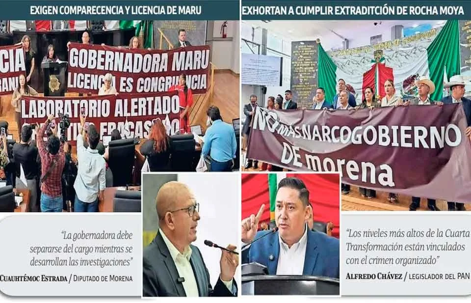 De ‘morenarcos’ a ‘vende patrias’, agarre en Congreso