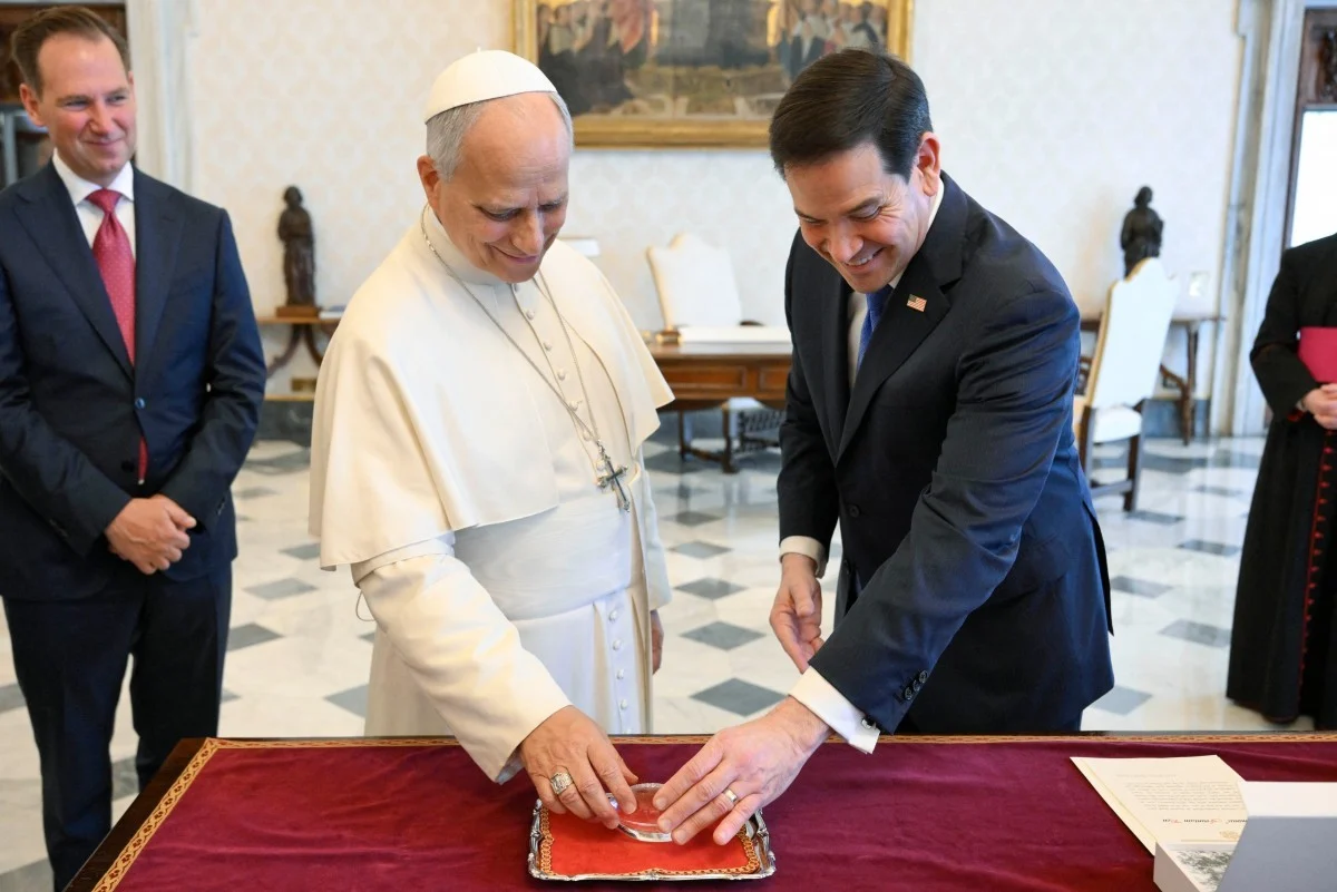 Recibe Papa León a Rubio en el Vaticano