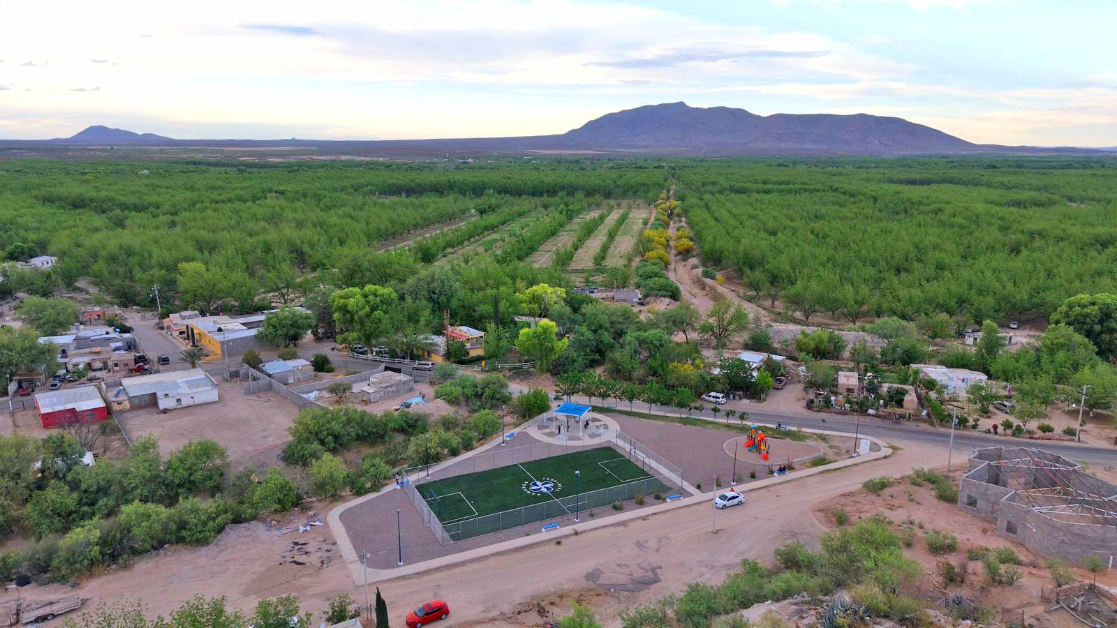 Gobierno Municipal de Camargo entregará la rehabilitación de la deportiva en comunidad de La Laguna gracias al Presupuesto Participativo