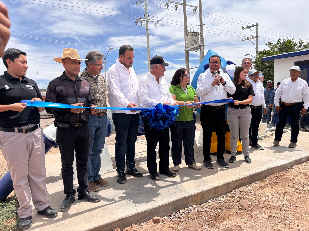 Inauguran Pozo Cobach en Camargo; aportará 38 litros por segundo a la red de agua