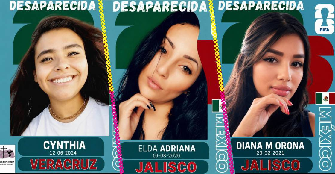 Crearon álbum del Mundial 2026 con rostros de desaparecidos en Jalisco