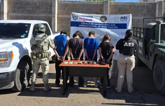 Capturan a 4 «halcones» en Allende; tiene 13, 15, 16 y 17 años