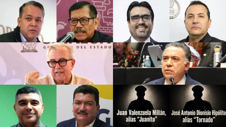 Estos son los 3 funcionarios de Sinaloa que faltan por declarar