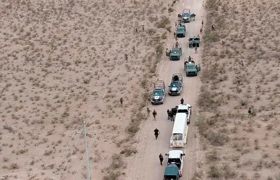 Realizan operativo por aire en la región de Coyame