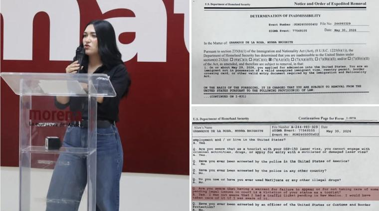 Retiró USA visa a Brighite por no asistir a la Corte de Nuevo Mexico