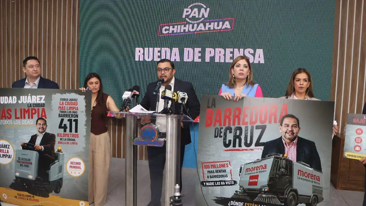PAN acusa a Cruz Pérez Cuéllar de corrupción en renta de barredoras