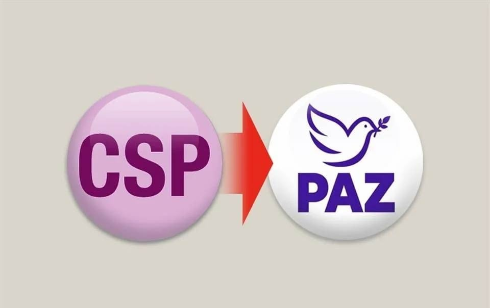 Suavizan sanción a PAZ por usar siglas de CSP