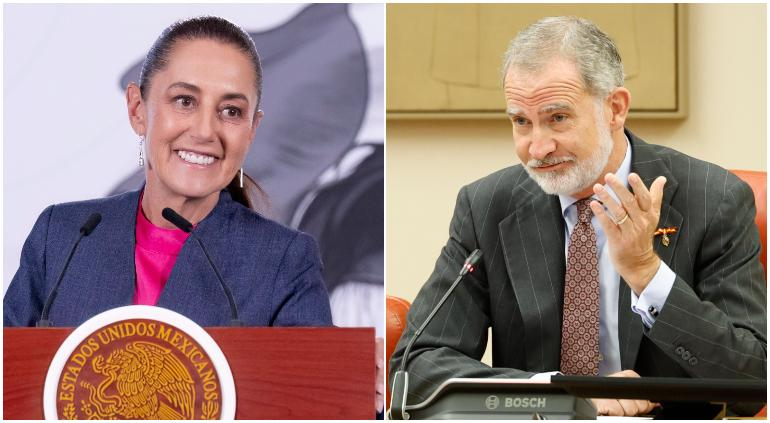Confirman reunión de Sheinbaum y rey de España la próxima semana