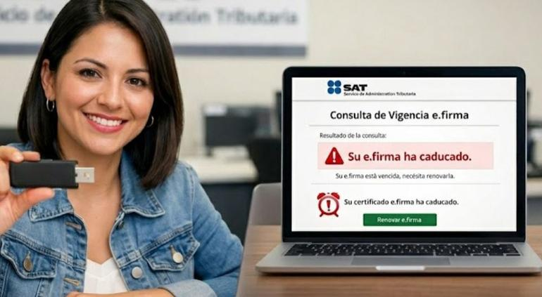 ¿Cuándo vence tu e.firma del SAT? Así puedes renovarla
