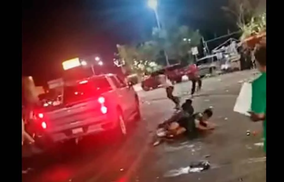 Fuera de peligro atropellados en la Glorieta de Pancho Villa
