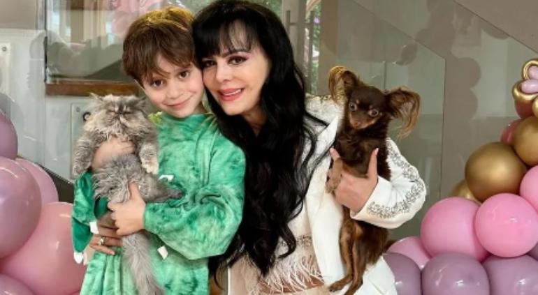 Por violencia, restringieron a Maribel Guardia contacto con su nieto