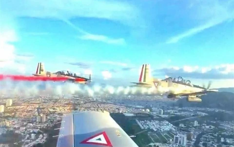 Presume Defensa exhibición aérea en Guadalajara