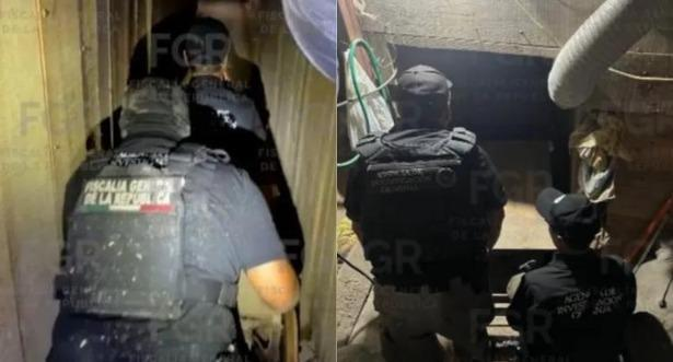 Aseguran más de una tonelada de cocaína en túnel hallado en Tijuana