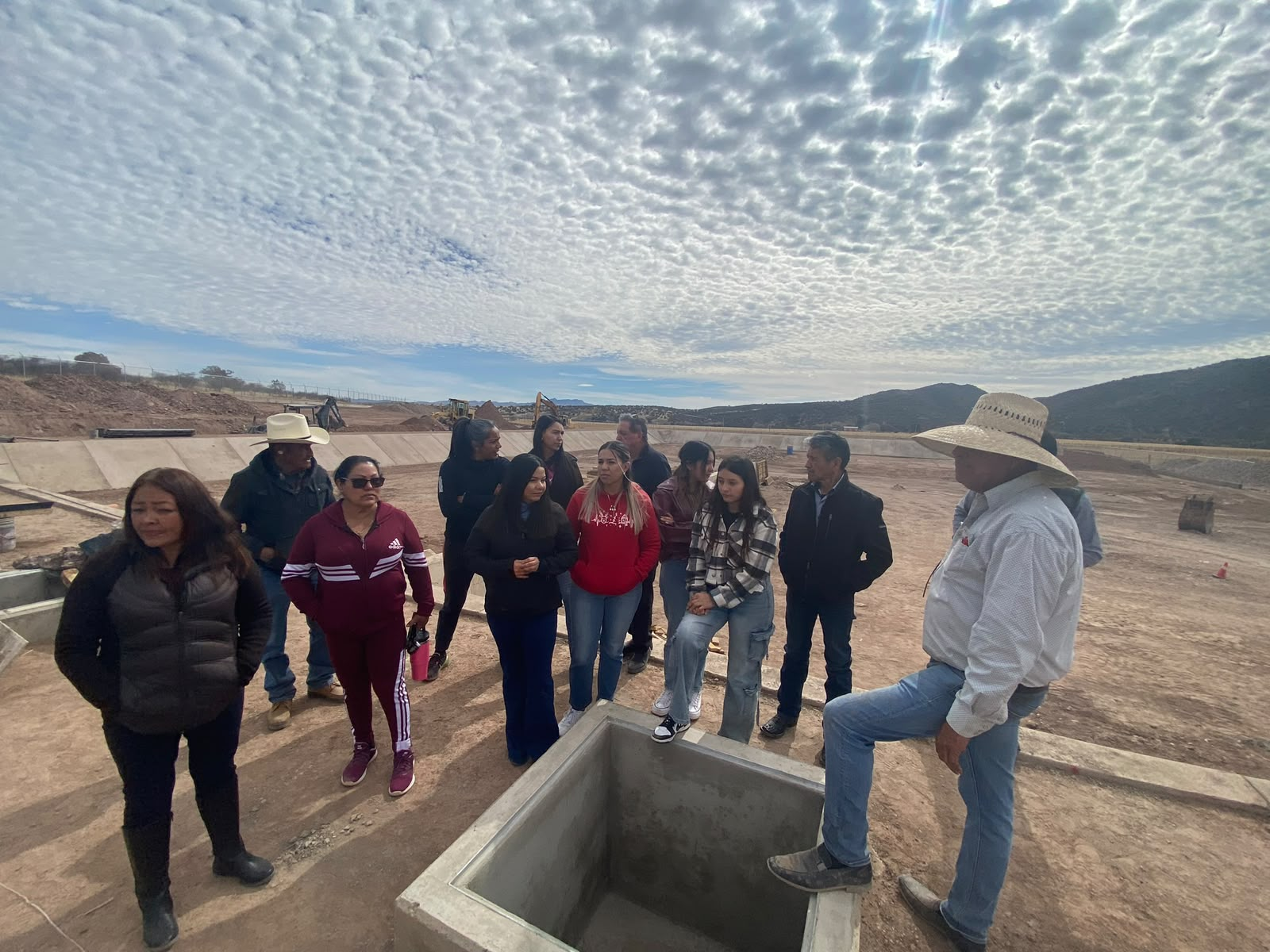 Entrega JCAS nuevo sistema lagunar de oxidación en San Francisco de Borja