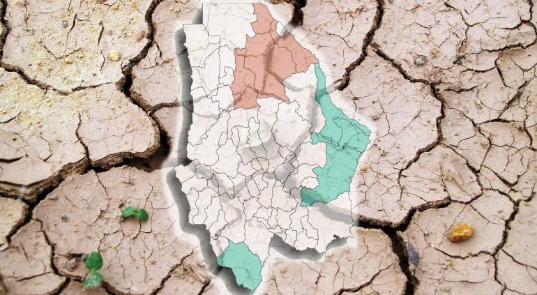 Bajó grado de sequía en cuatro municipios; subió en otros cuatro